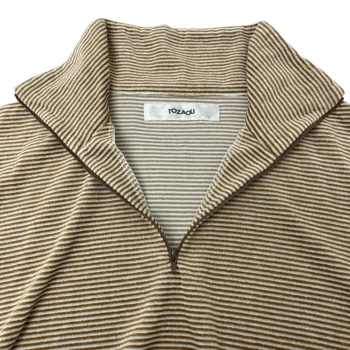 Uniform Polo ハーフジップボーダーTシャツ