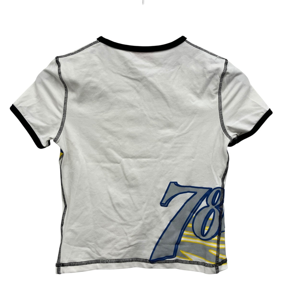 ツイストディテールプリントTシャツ
