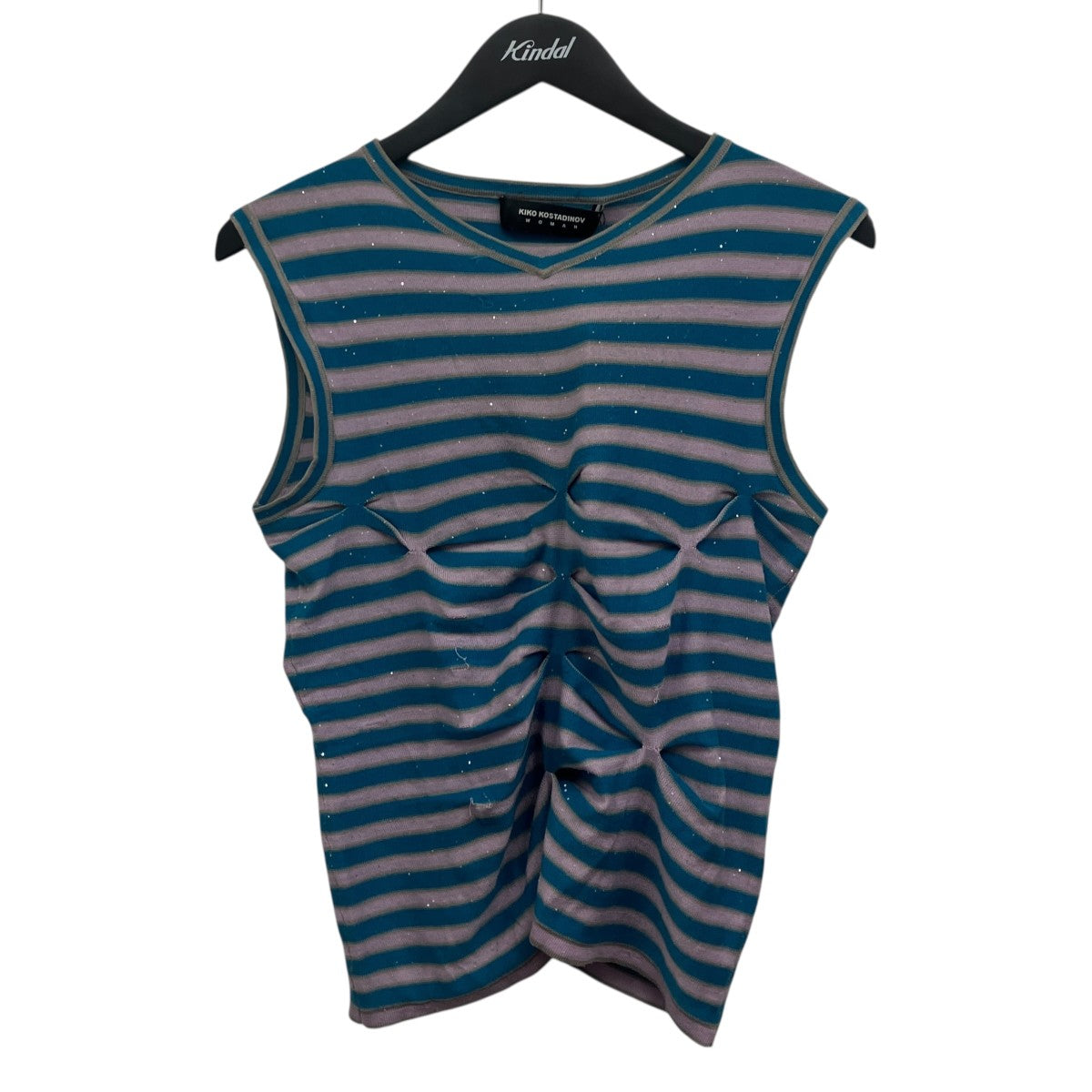 ZABRISKIE SLEEVELESS KNIT TOPノースリーブニットトップ