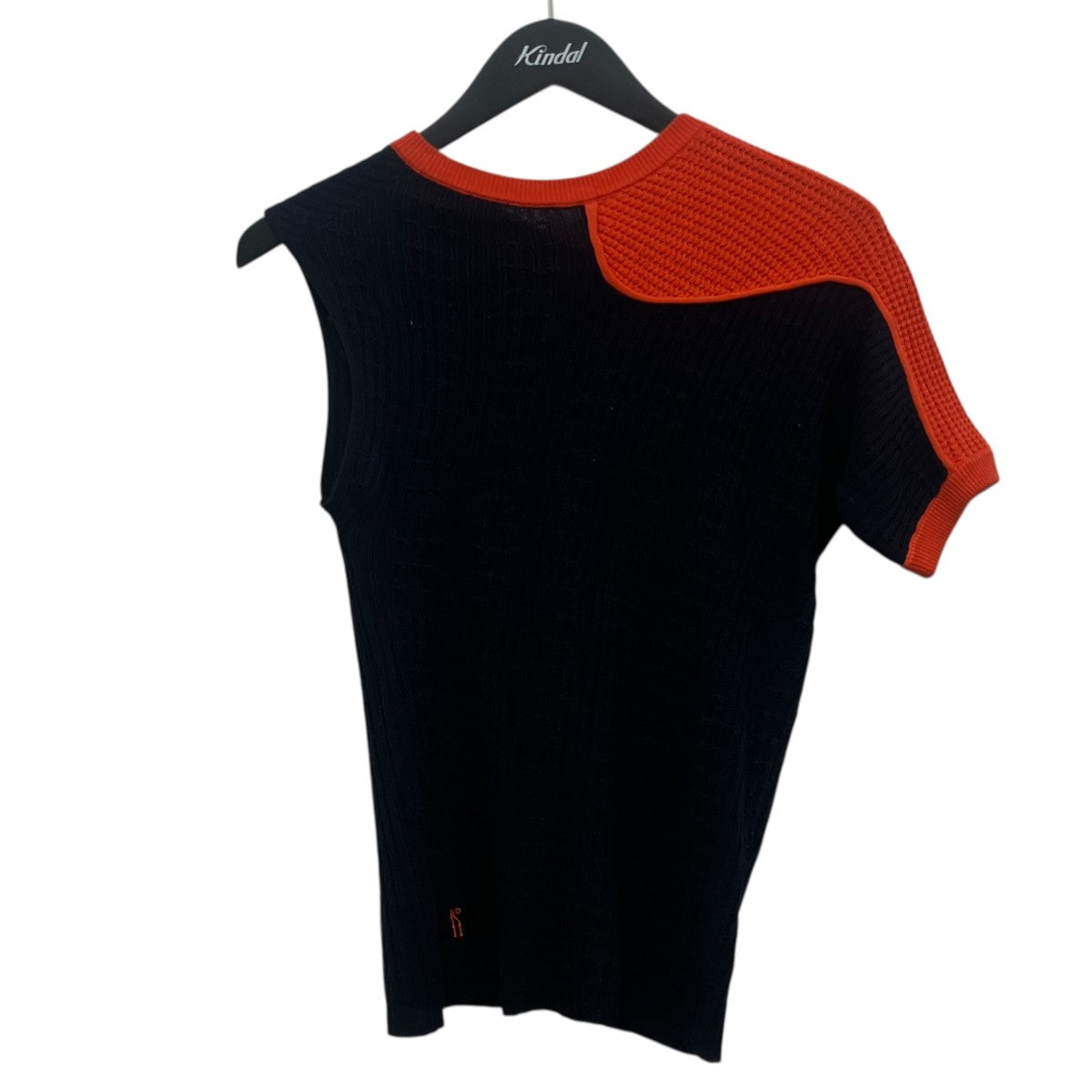 NOMAS ASYMMETRIC KNIT RAGLANアシンメトリーニットTシャツ