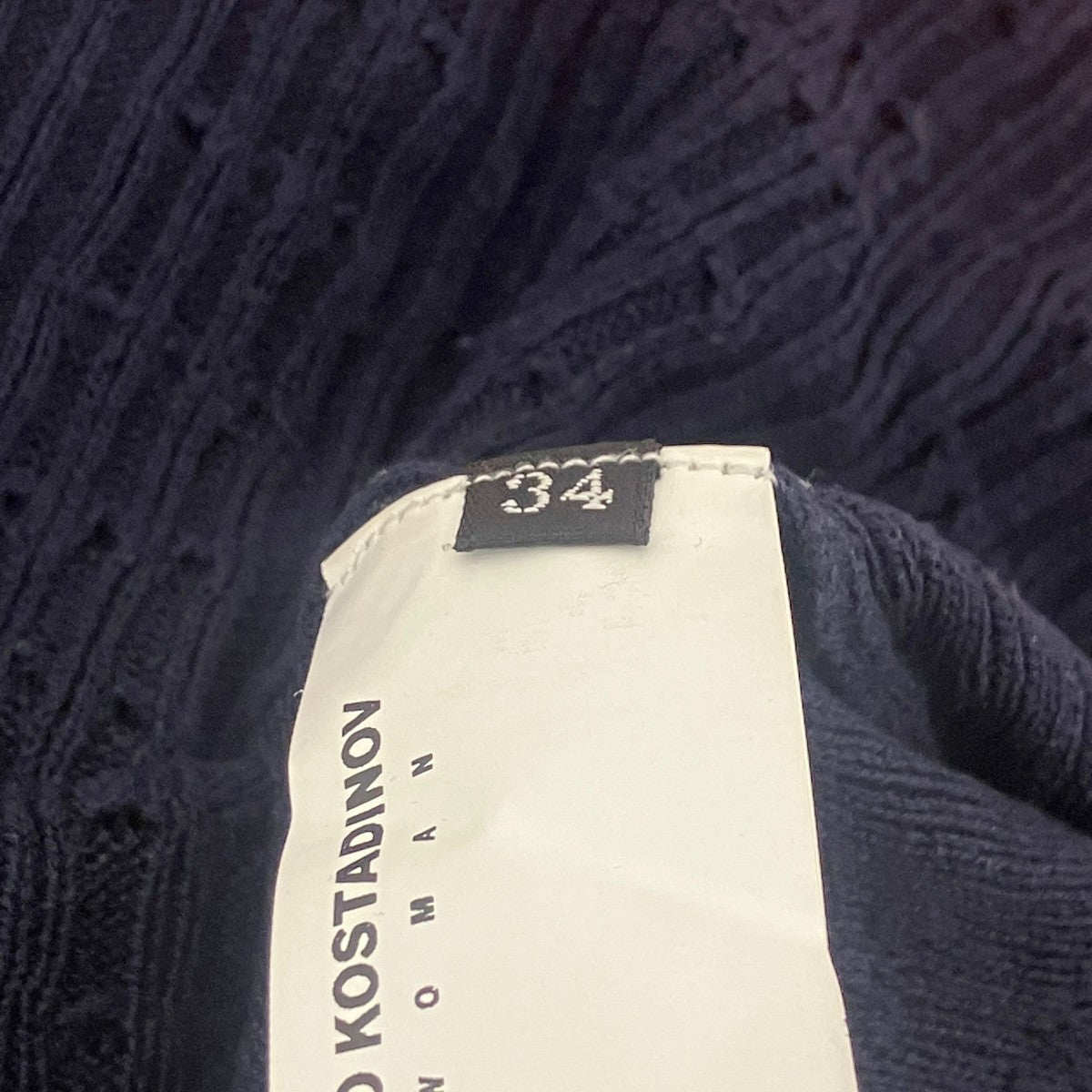 NOMAS ASYMMETRIC KNIT RAGLANアシンメトリーニットTシャツ