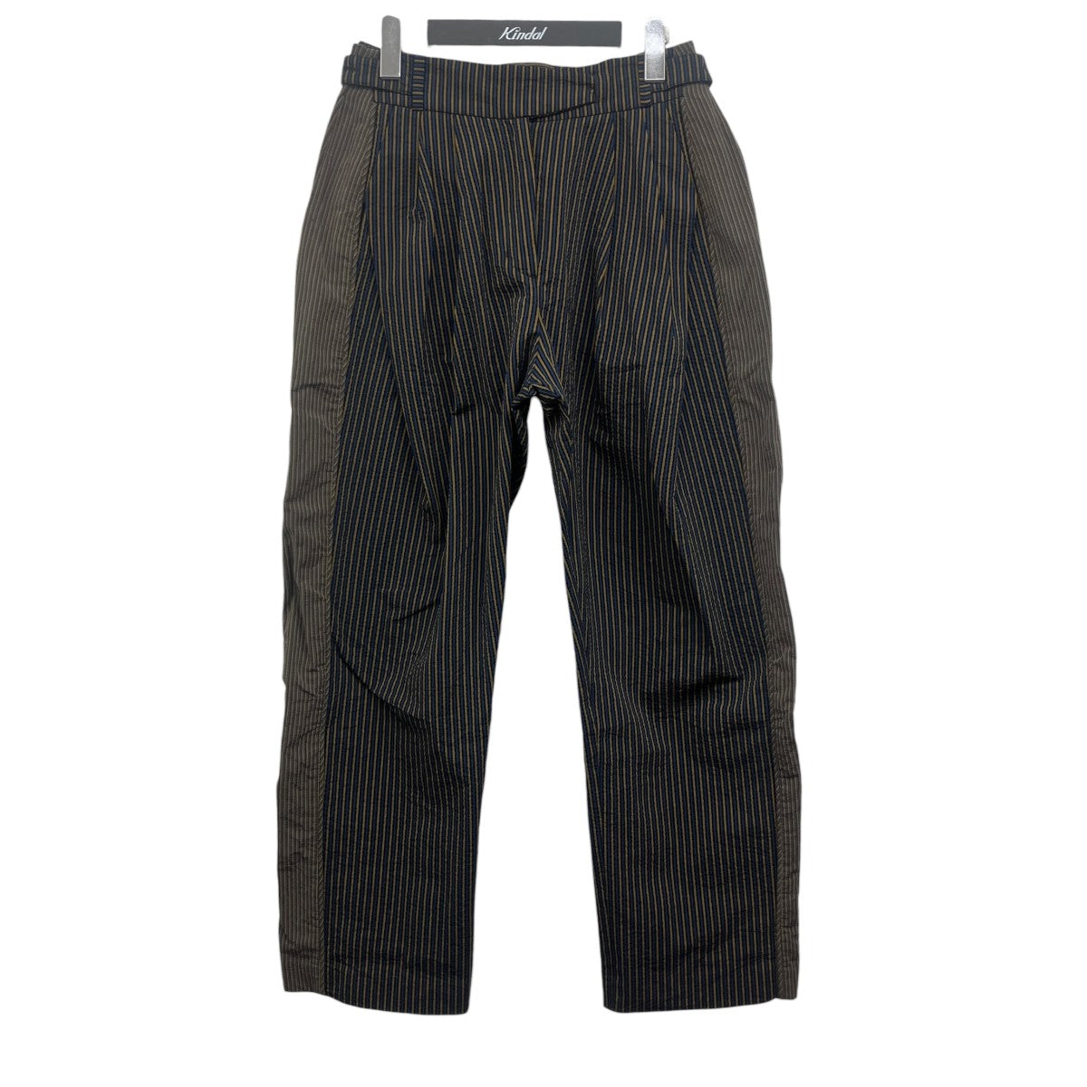 CAUDA PLEATED TROUSERストライプパンツ