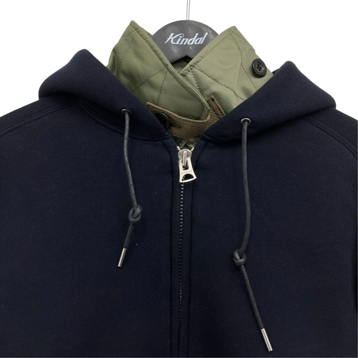 sacai ma-1 ドッキングパーカー sacai(サカイ) MA-1 ドッキング ジップアップパーカー 21-02638M