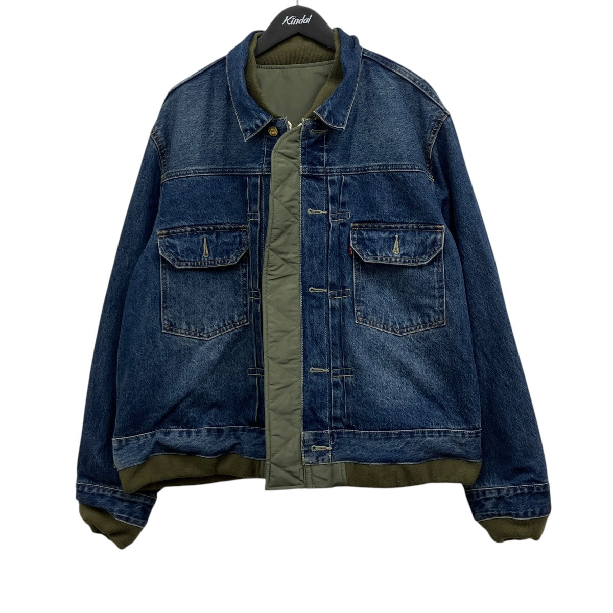 Denim × Nylon Twill Reversible Blouson デニムナイロンリバーシブルブルゾン
