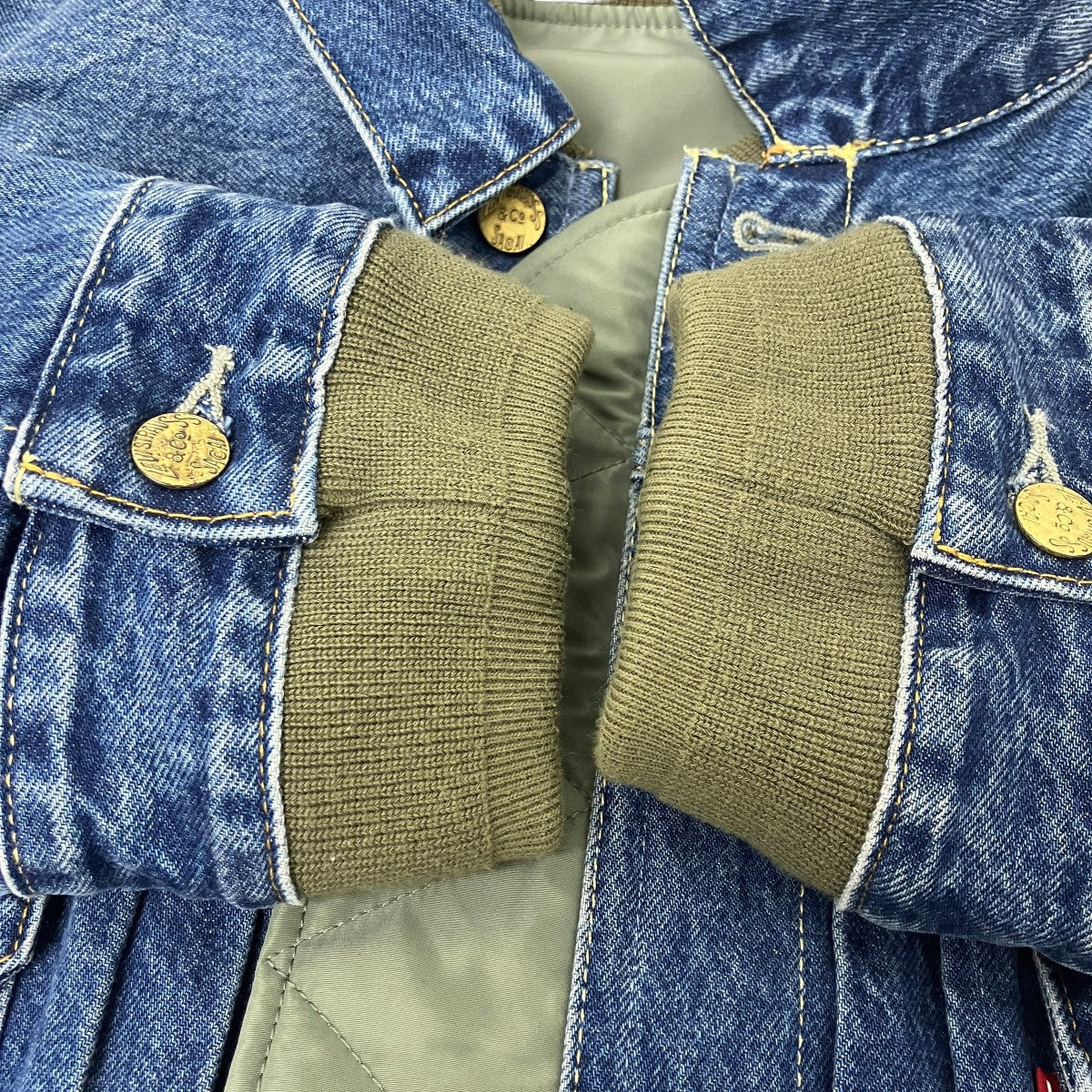 Denim × Nylon Twill Reversible Blouson デニムナイロンリバーシブルブルゾン
