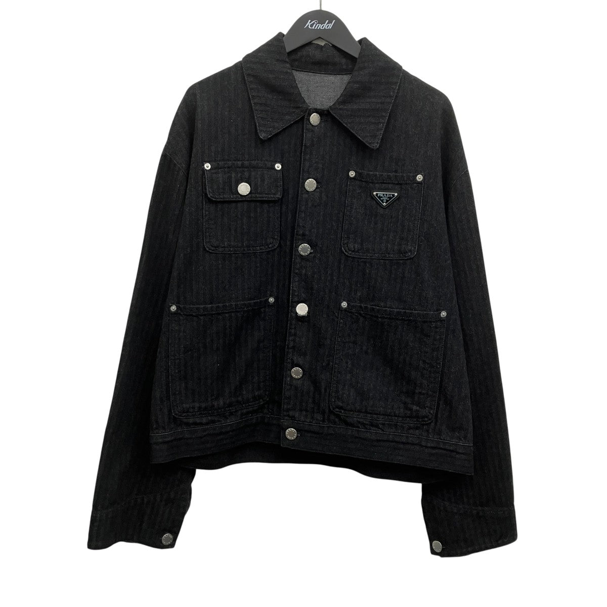 PRADA ロゴプレートデニムジャケット