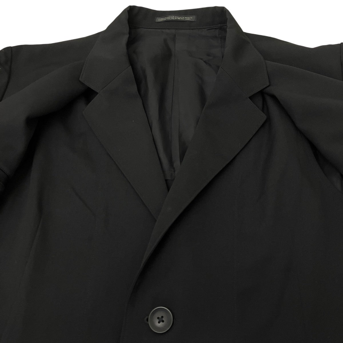 Yohji Yamamoto POUR HOMME 前二重ジャケット Yohji Yamamoto pour homme(ヨウジヤマモトプールオム) 前二重フラシ