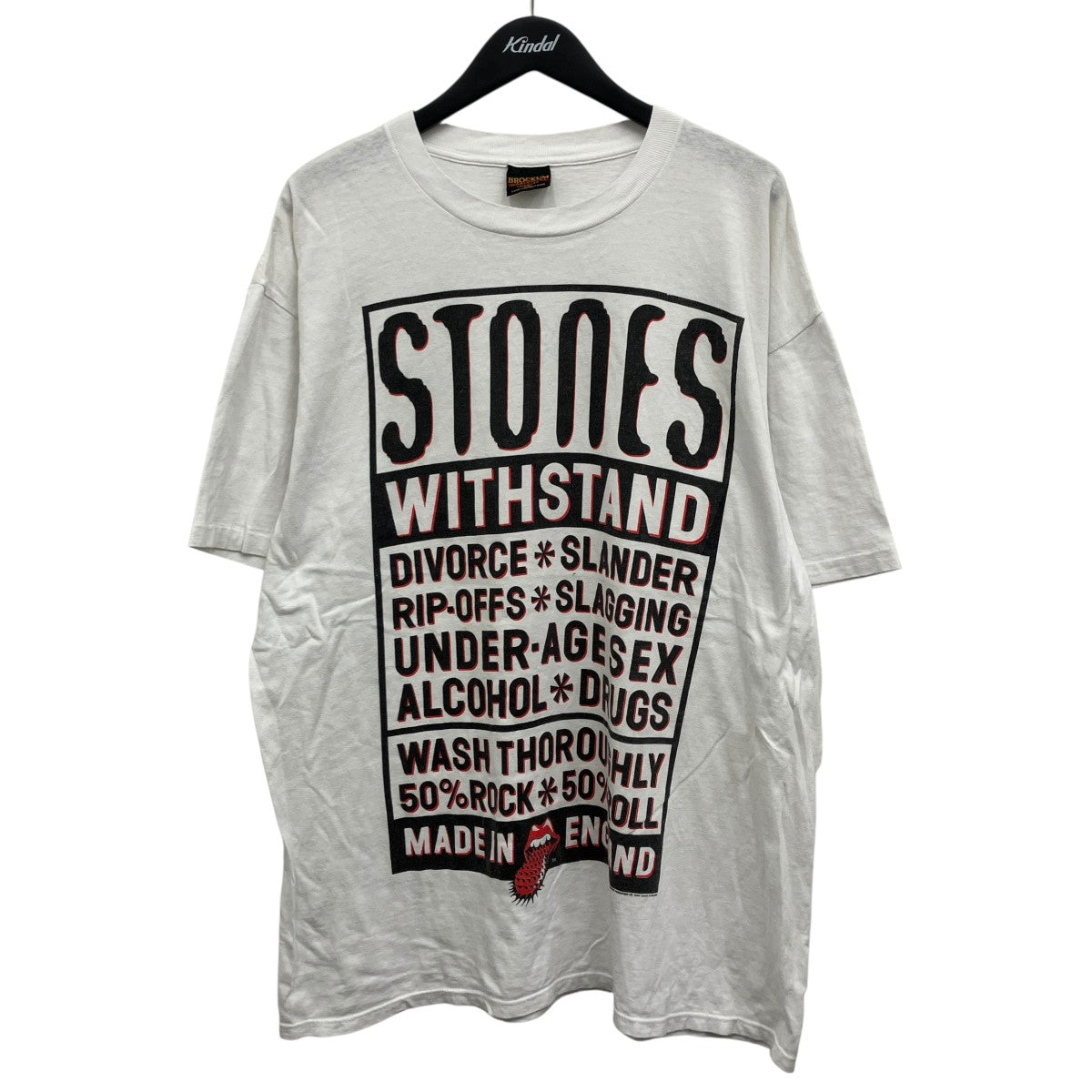 c1994THE ROLLING STONES EITHSTANDプリントＴシャツ