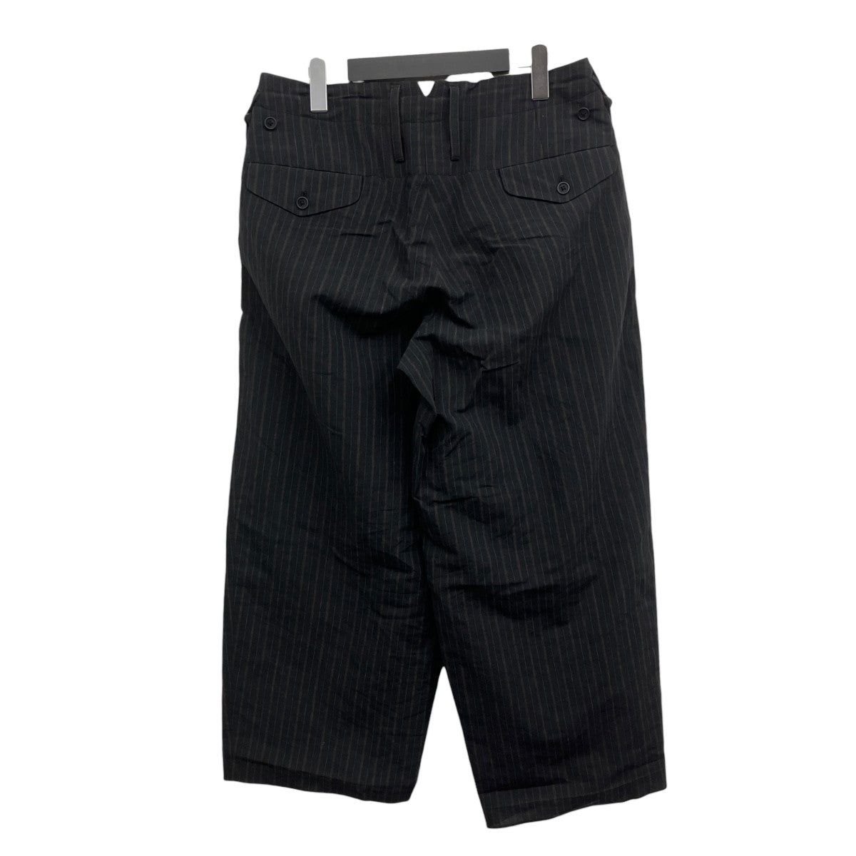 26SS MILITARY SLACKS 俺のGUNPAN ストライプリネンスラックス