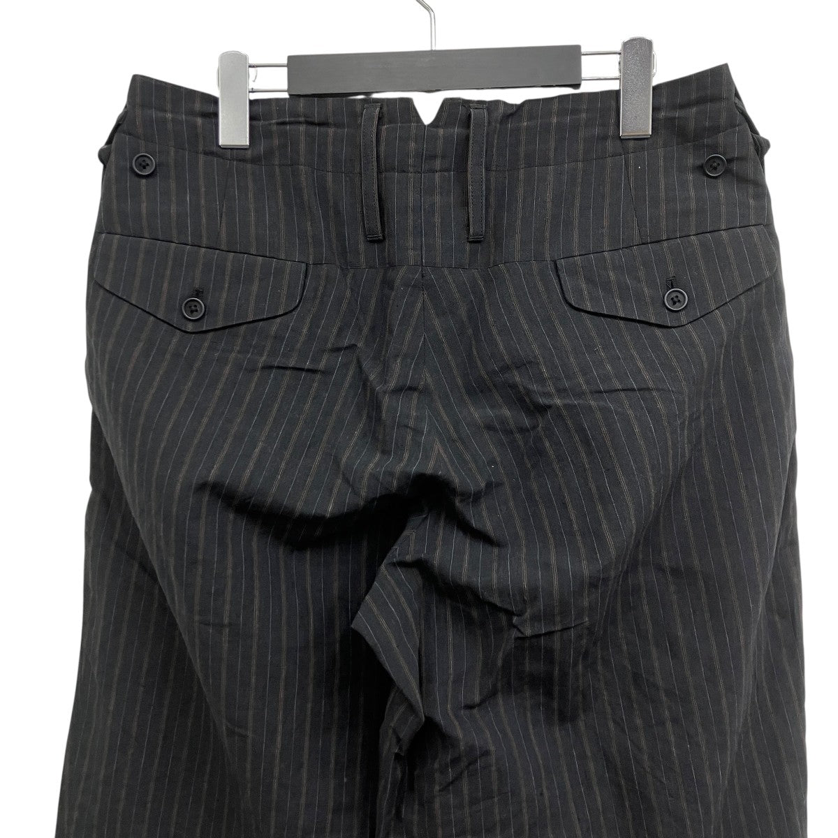 26SS MILITARY SLACKS 俺のGUNPAN ストライプリネンスラックス