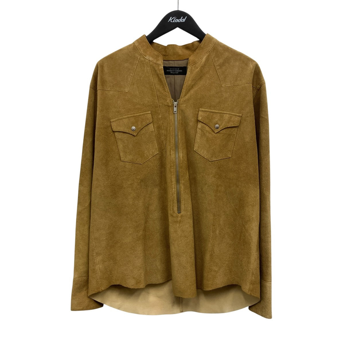 Suede Pullover Western Shirts レザープルオーバーシャツ