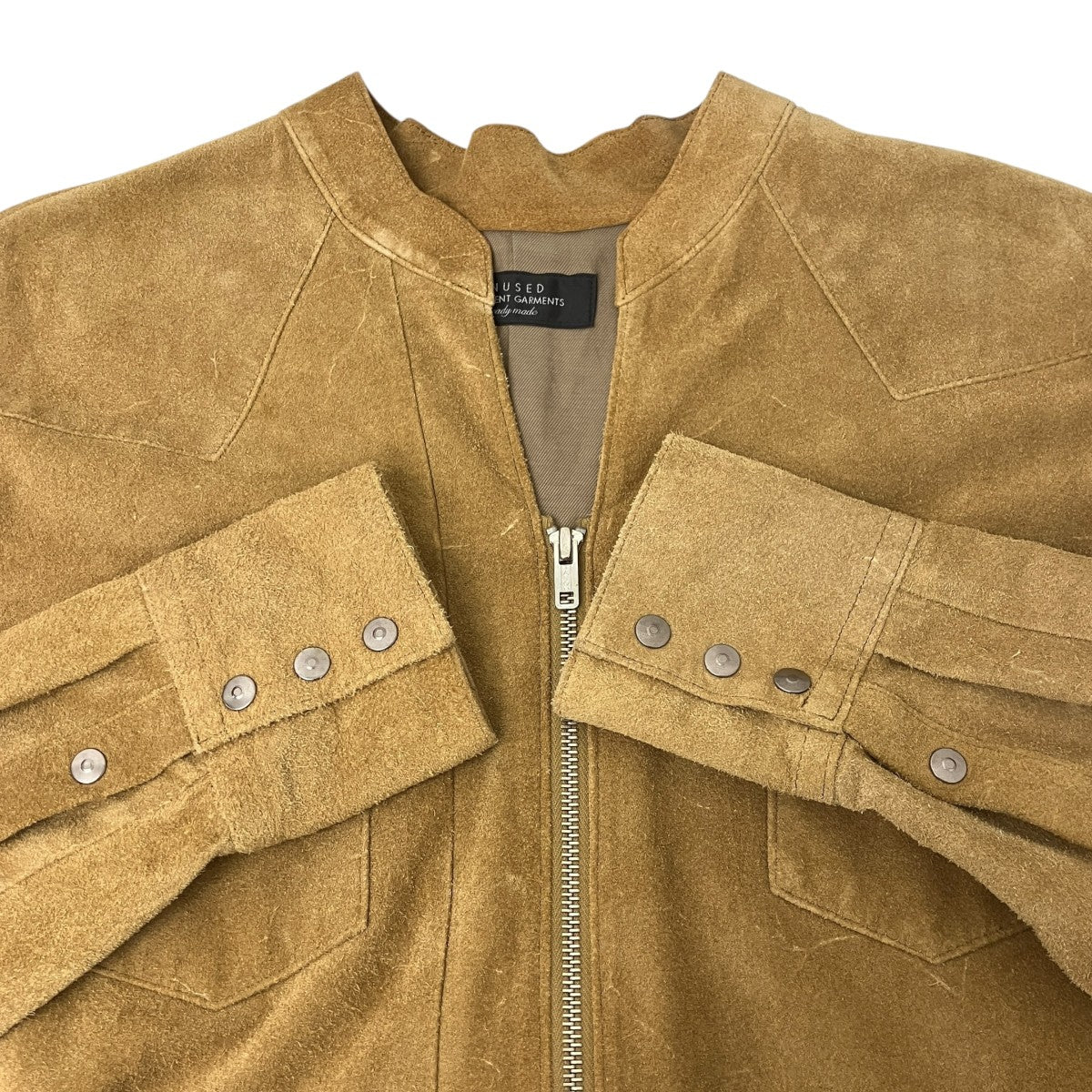 Suede Pullover Western Shirts レザープルオーバーシャツ
