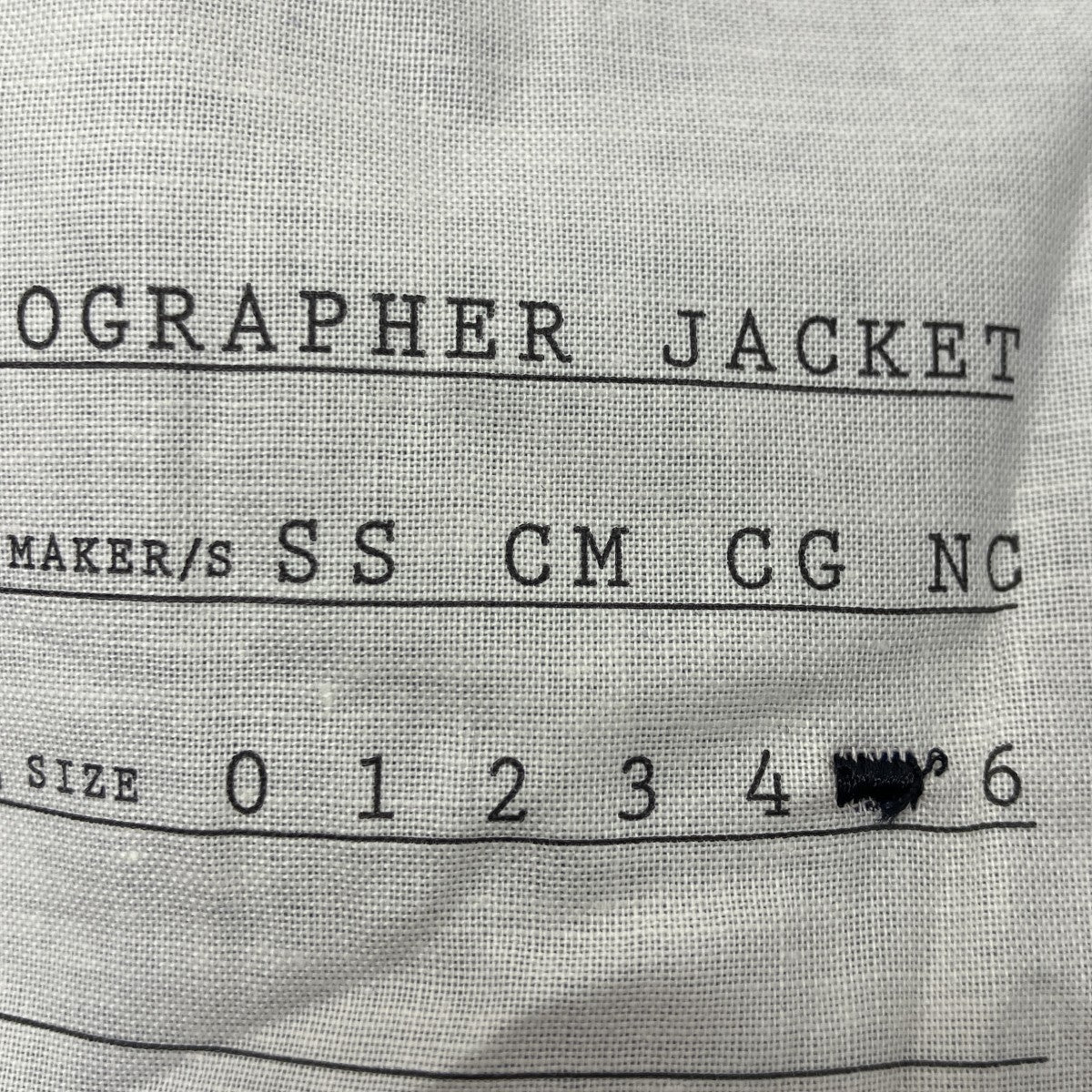 THE PHOTOGRAPHER JACKETキャンバスジャケット