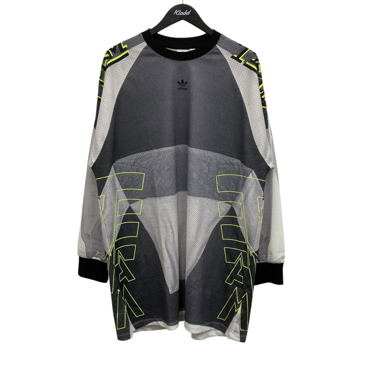 ADIENIUM OVERSIZED MESH TEE ロゴカットソー