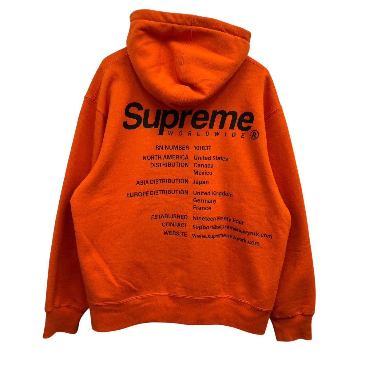 WORLDWIDE HOODED SHIRTプルオーバーパーカー