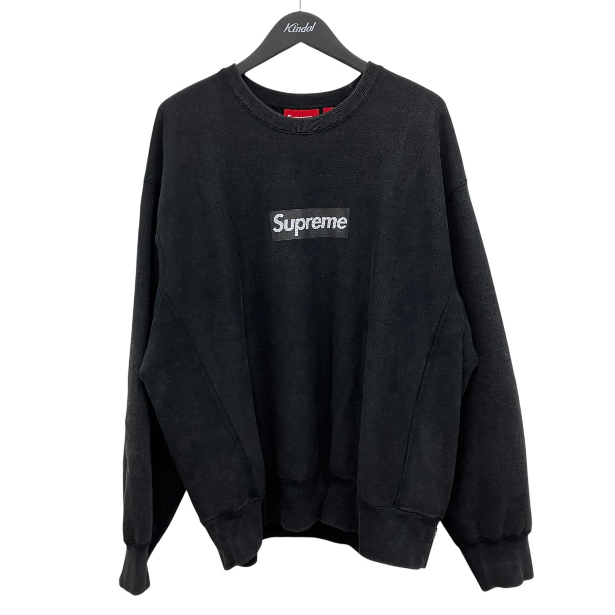Washed Box Logo Crewneck クルーネックスウェット