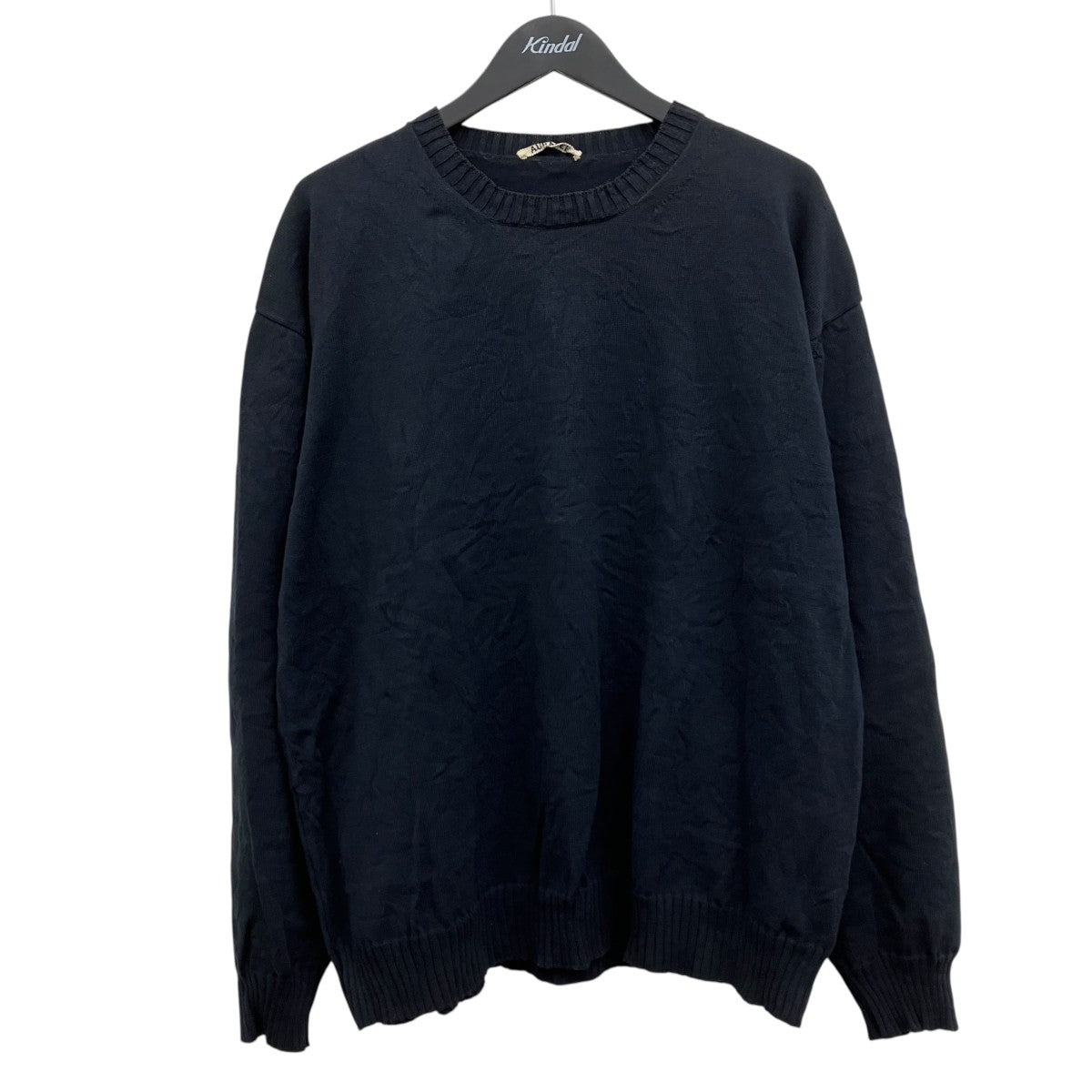 AURALEE シワ加工ニット 古着・中古-1枚目のアイテム画像