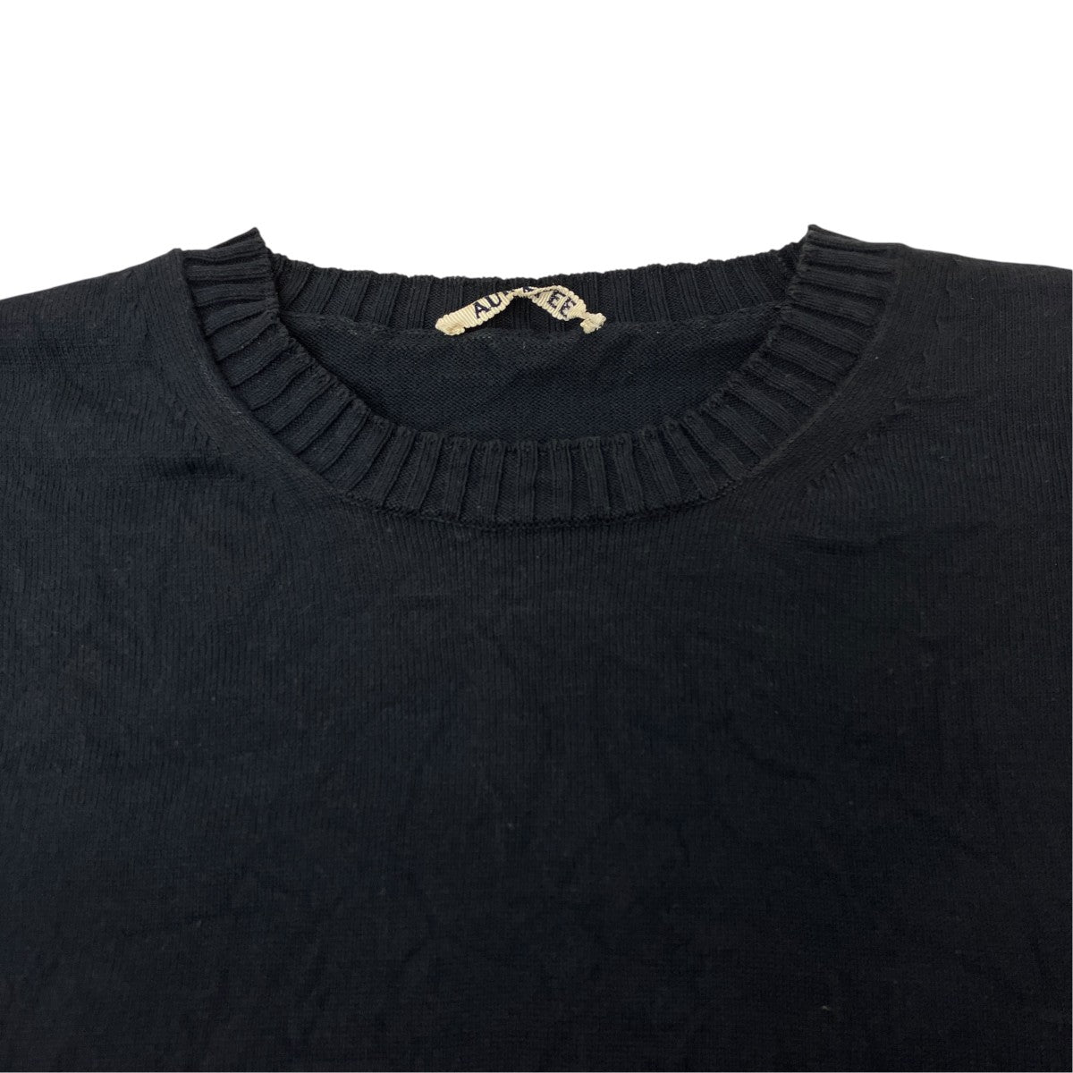AURALEE シワ加工ニット 古着・中古-4枚目のアイテム画像