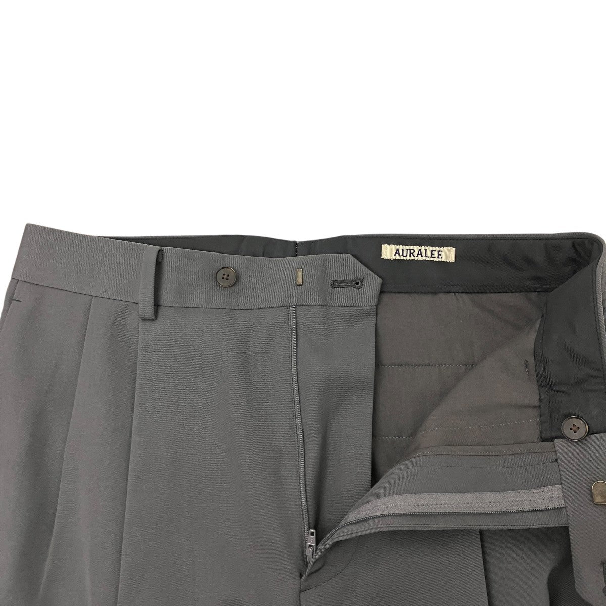 AURALEE(オーラリー) Light Wool Max Gabardine Two-Tuck ウール