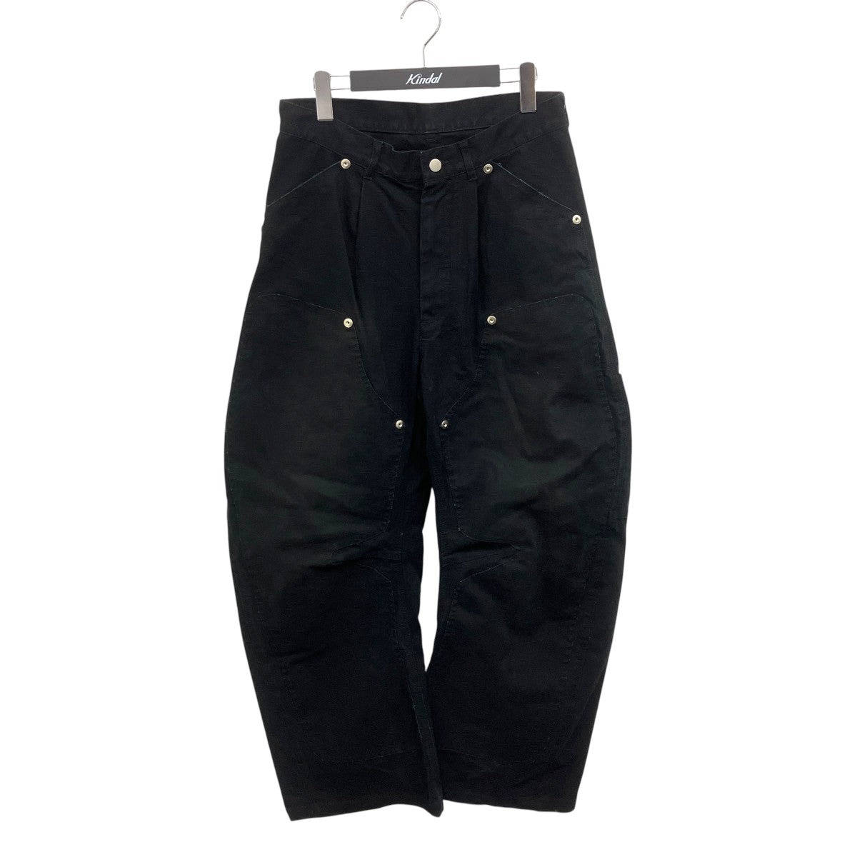 DOUBLE KNEE CURVED LEG PANTS ダブルニーパンツ