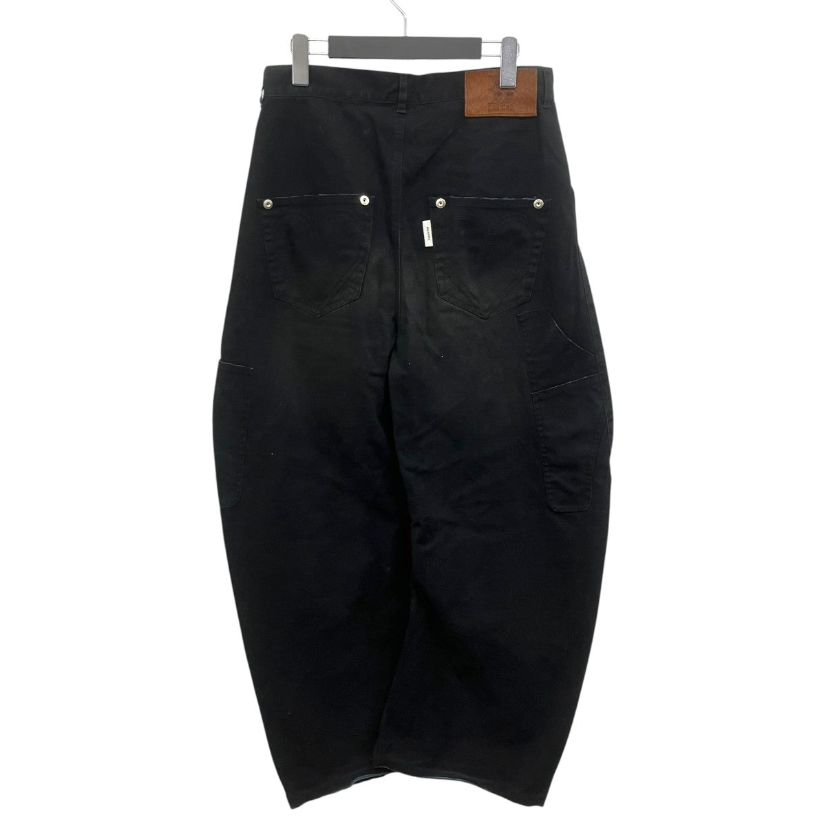 DOUBLE KNEE CURVED LEG PANTS ダブルニーパンツ