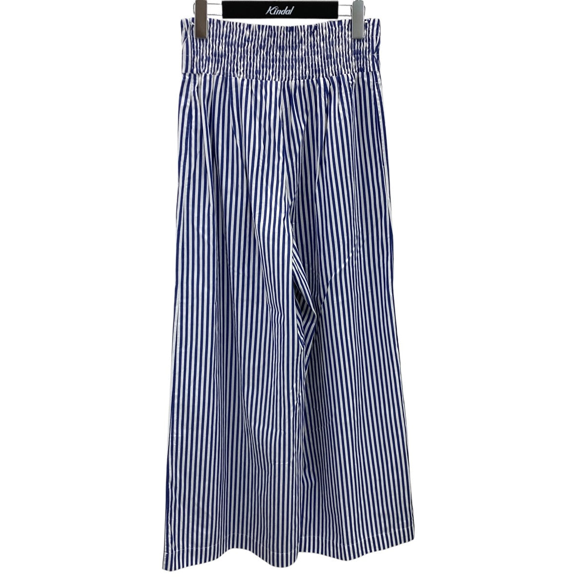 Cotton Wave Tuck Pantsストライプウェーブタックパンツ010661FG4