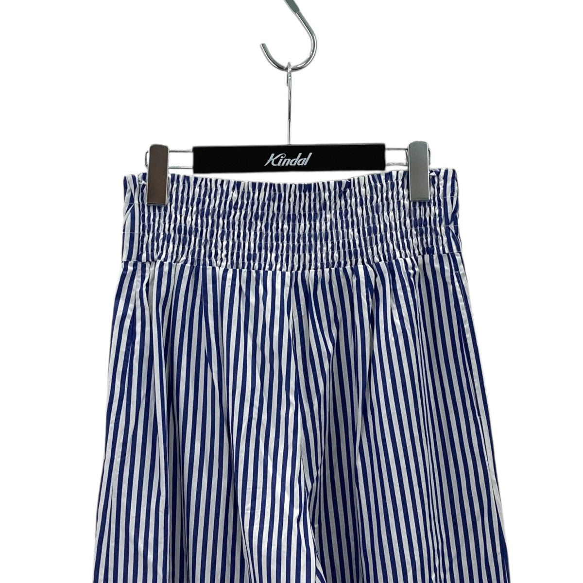 Cotton Wave Tuck Pantsストライプウェーブタックパンツ010661FG4
