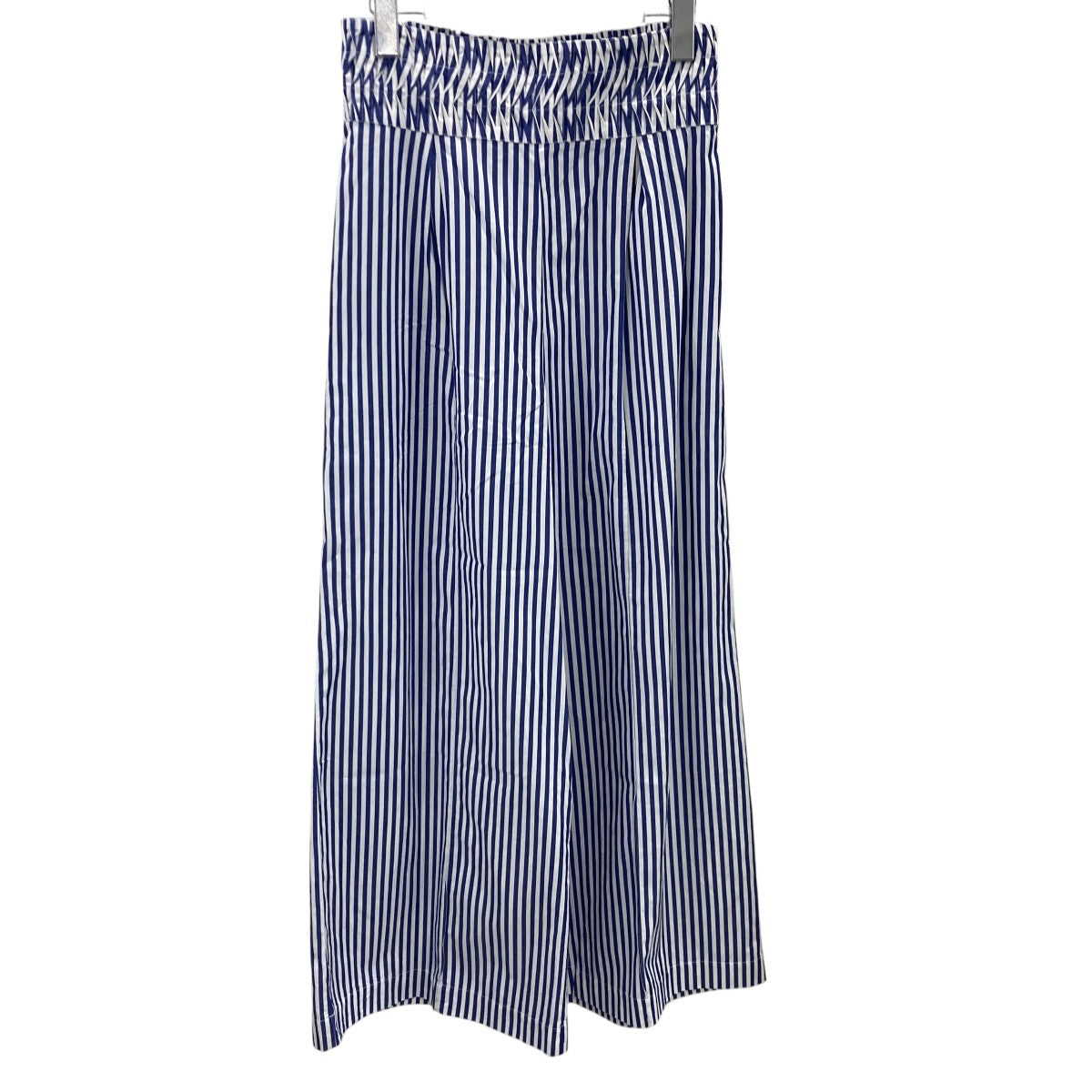 Cotton Wave Tuck Pantsストライプウェーブタックパンツ010661FG4