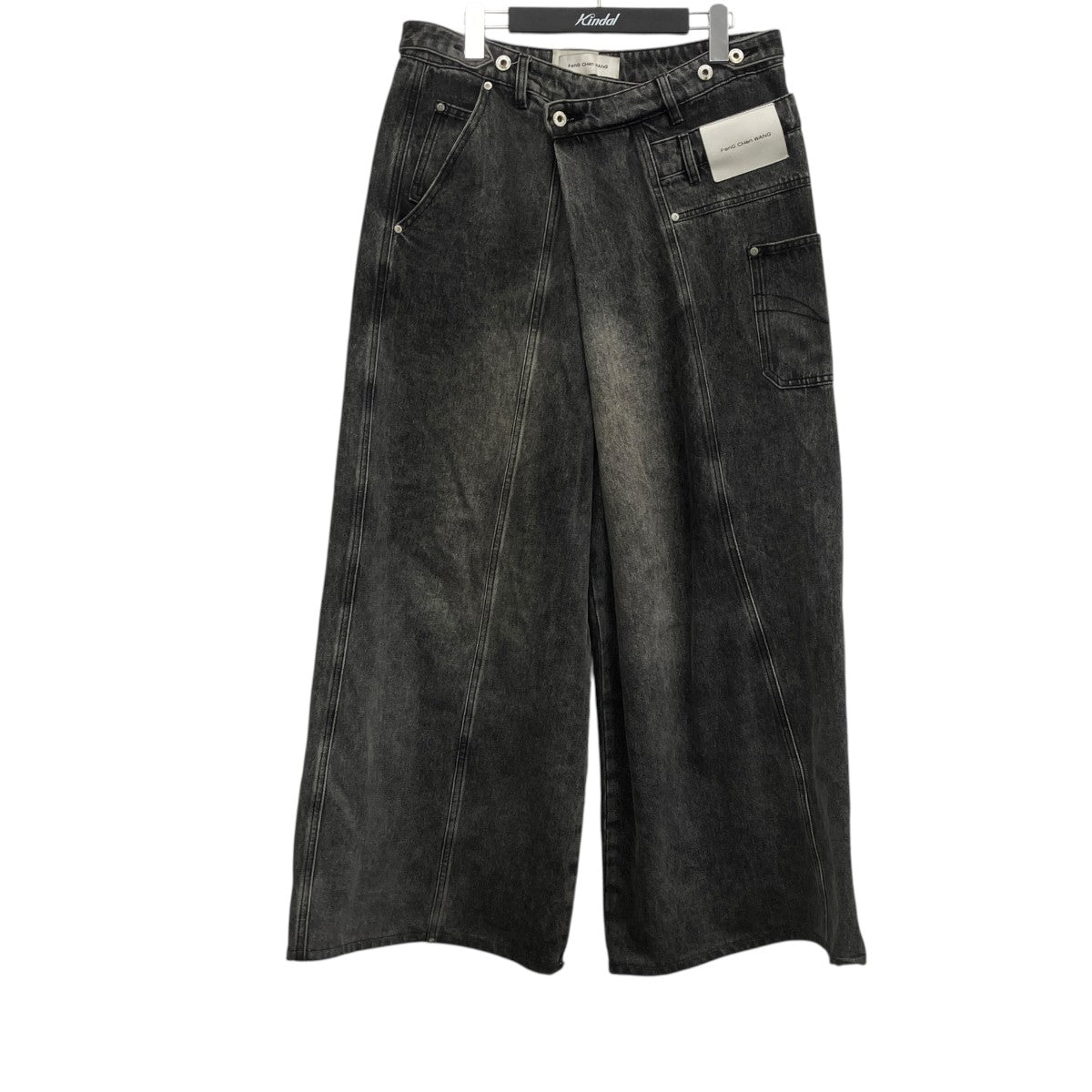 ASYMETRIC WIDE LEG JEANS デニムパンツ
