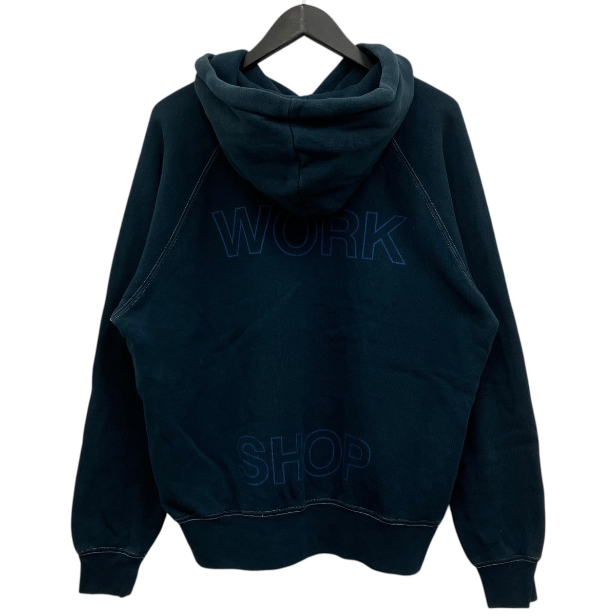 WORK SHOPプリントパーカー