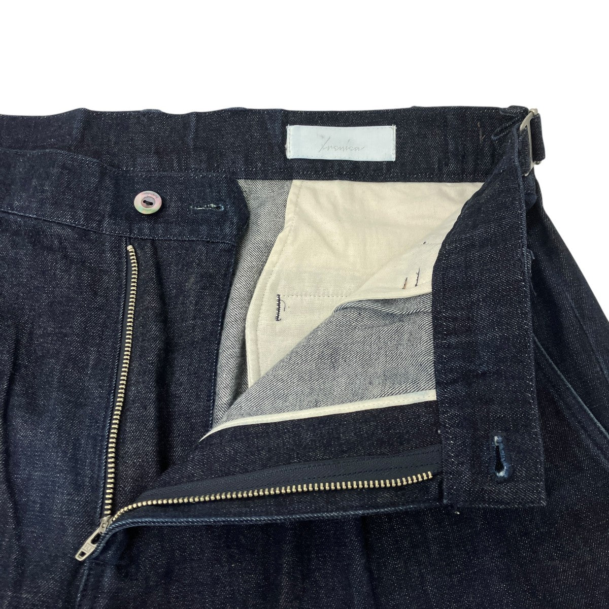 STRAIGHT DENIM TROUSERS ストレートデニムトラウザー