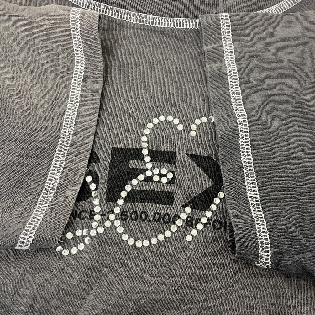ラインストーンTシャツ