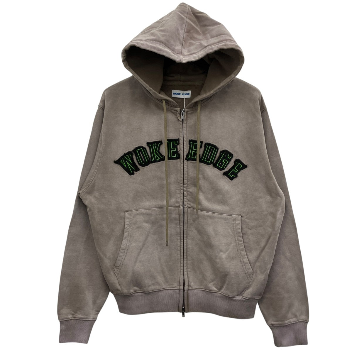 FADED EMBROIDERY ZIP UP HOODIEジップパーカー