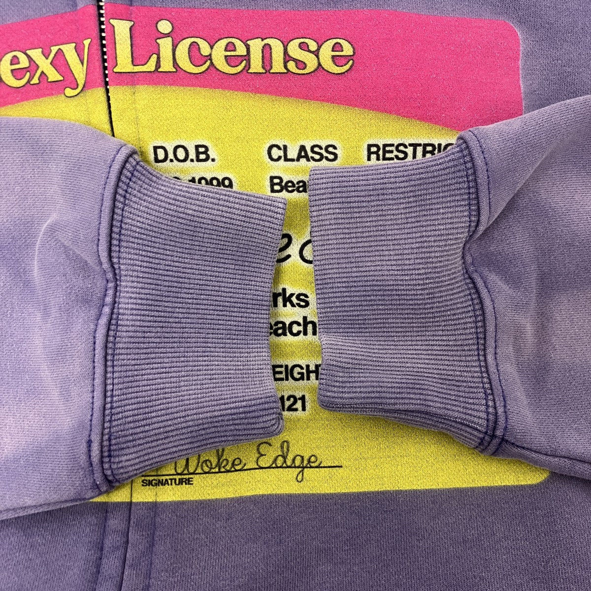 SEXY LICENCE ZIP UP HOODIEジップパーカー