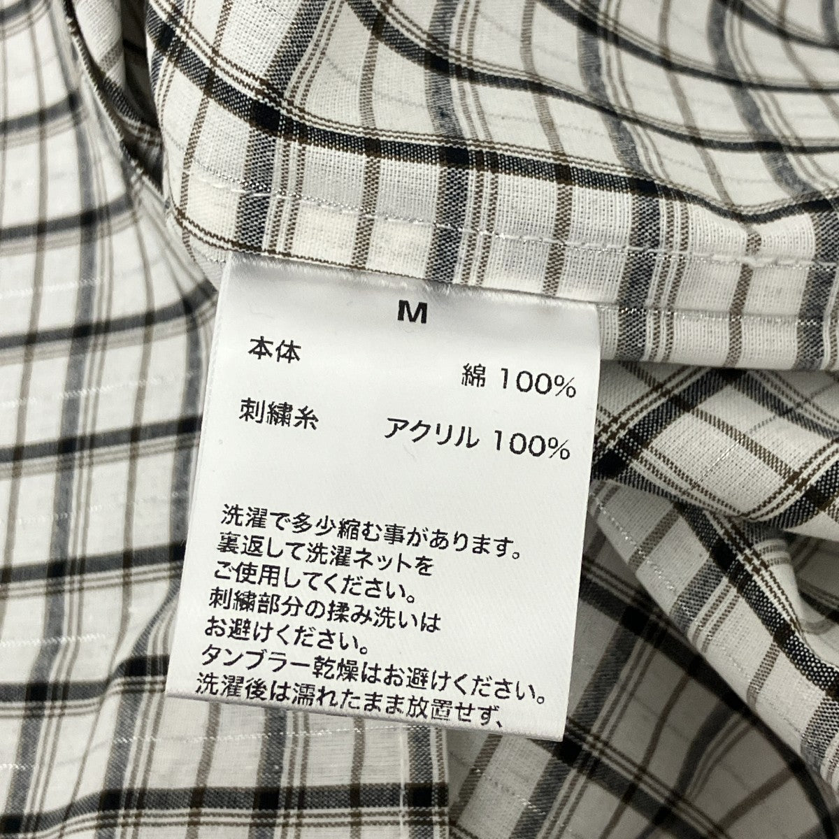 NY GLIT CHECK SHIRTチェックシャツ