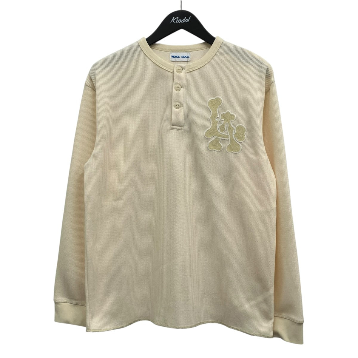 LA HENLY NECK KNIT LONG SLEEVEヘンリーネックカットソー