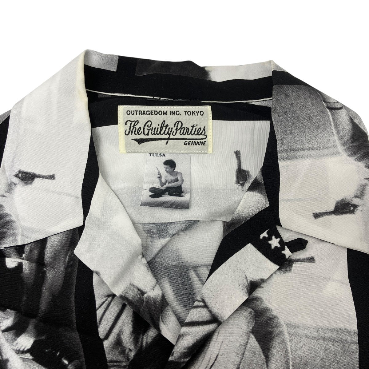 Stie-lo LARRY CLARK TULSA HAWAIIAN SHIRT S