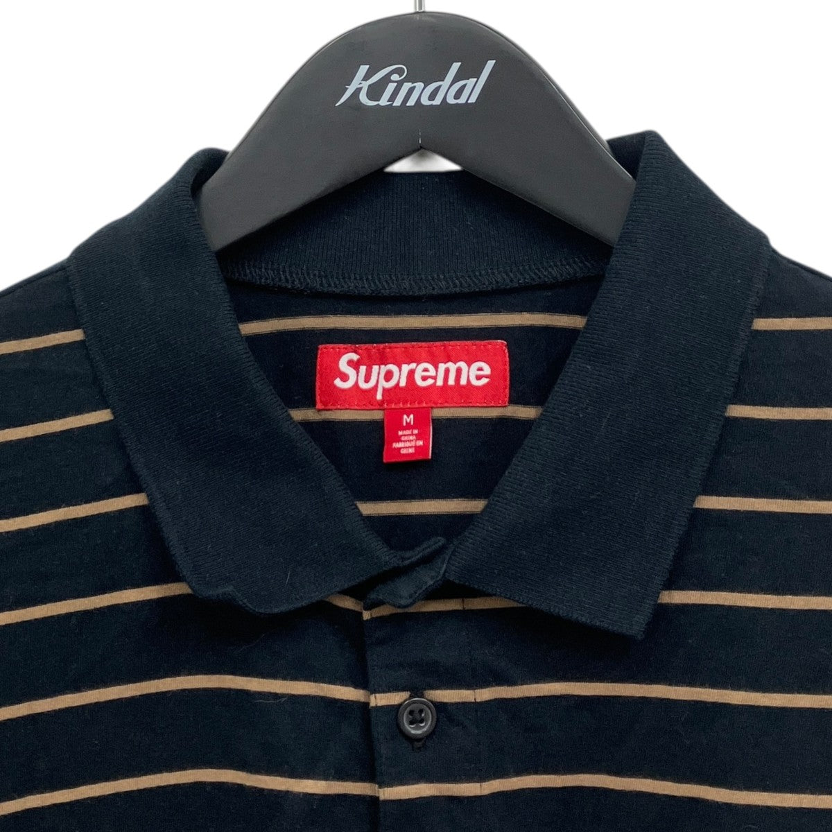 Supreme(シュプリーム) Melvins Stripe S S Polo ブラック サイズ M