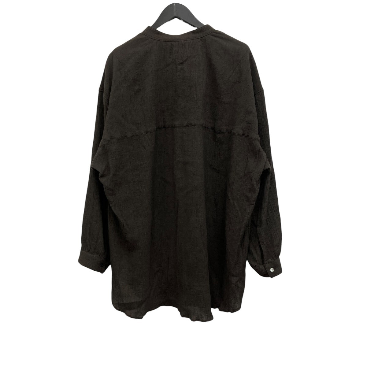 CREPE HALF ZIP SHIRT クレープハーフジップシャツ