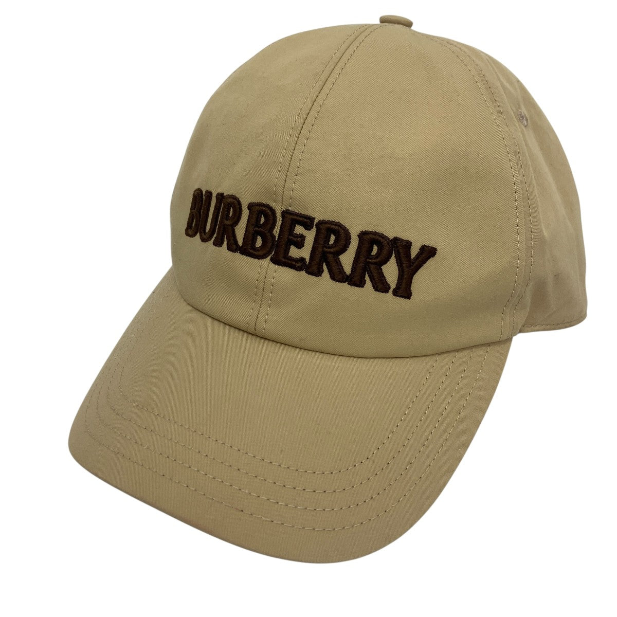 BURBERRY LONDON ロゴ刺繍コットンツイルハット 古着・中古-1枚目のアイテム画像