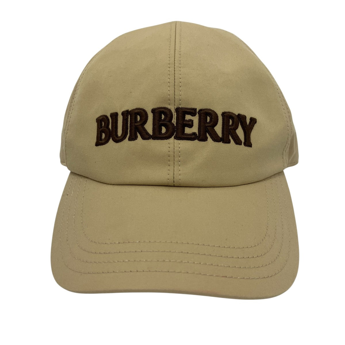 BURBERRY LONDON ロゴ刺繍コットンツイルハット 古着・中古-2枚目のアイテム画像
