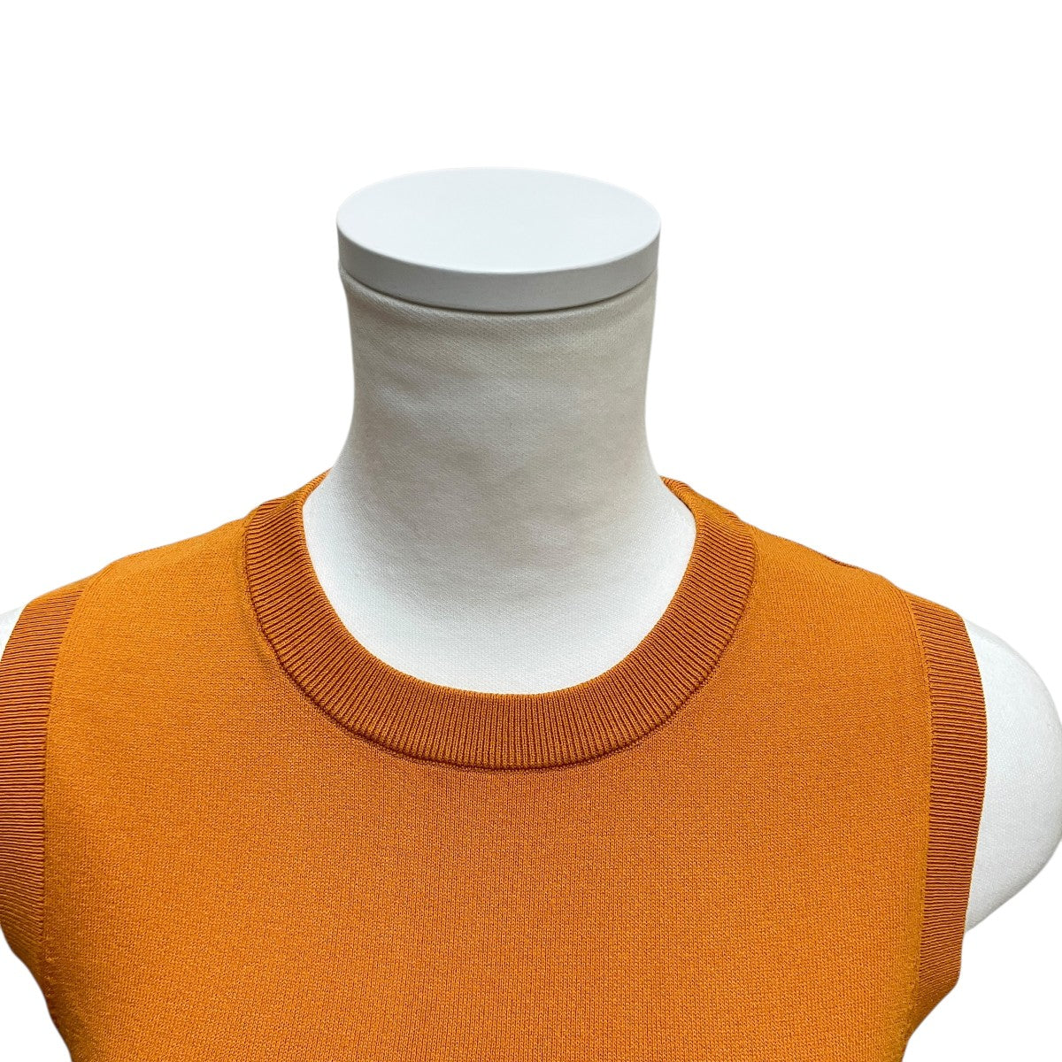 【未使用タグ付】GIORGIO ARMANI 半袖 ニット オレンジ 2XL ARMANI EXCHANGE(アルマーニエクスチェンジ) ニットベスト6DYH1D