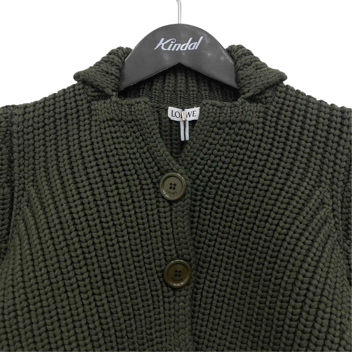 24AW CROPPED JACKET クロップド リブニット カーディガン