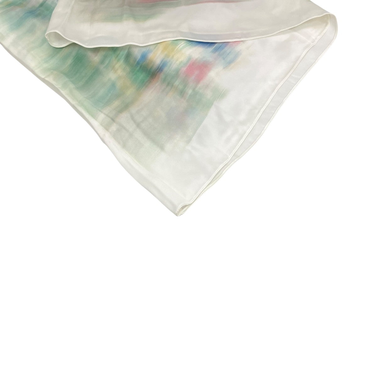 WOMEN BLURRED PRINT MIDI SKIRT