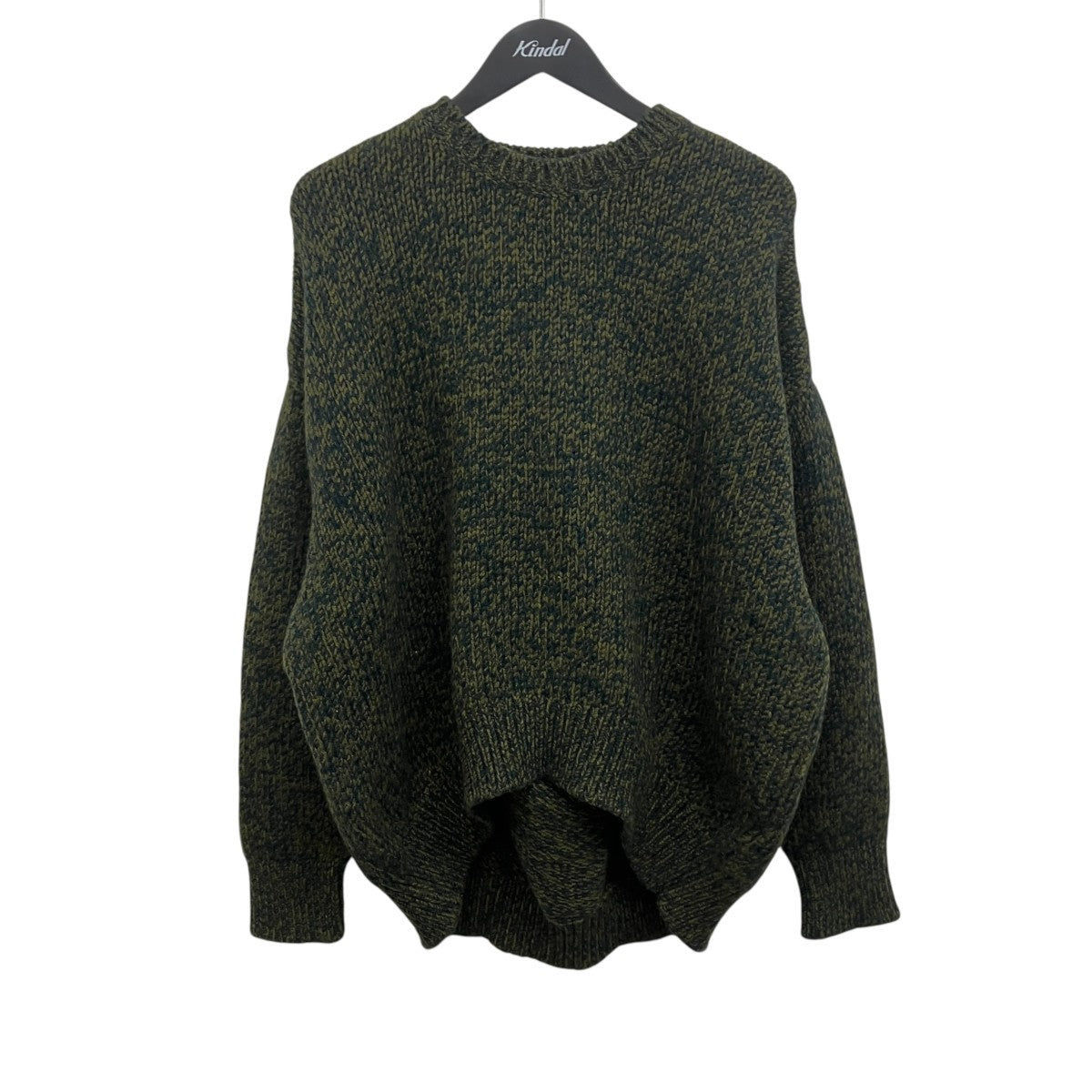 23AW TROMPEL L’OEIL SWEATER ウールトメランジ トロンプルイユ ニットセーター