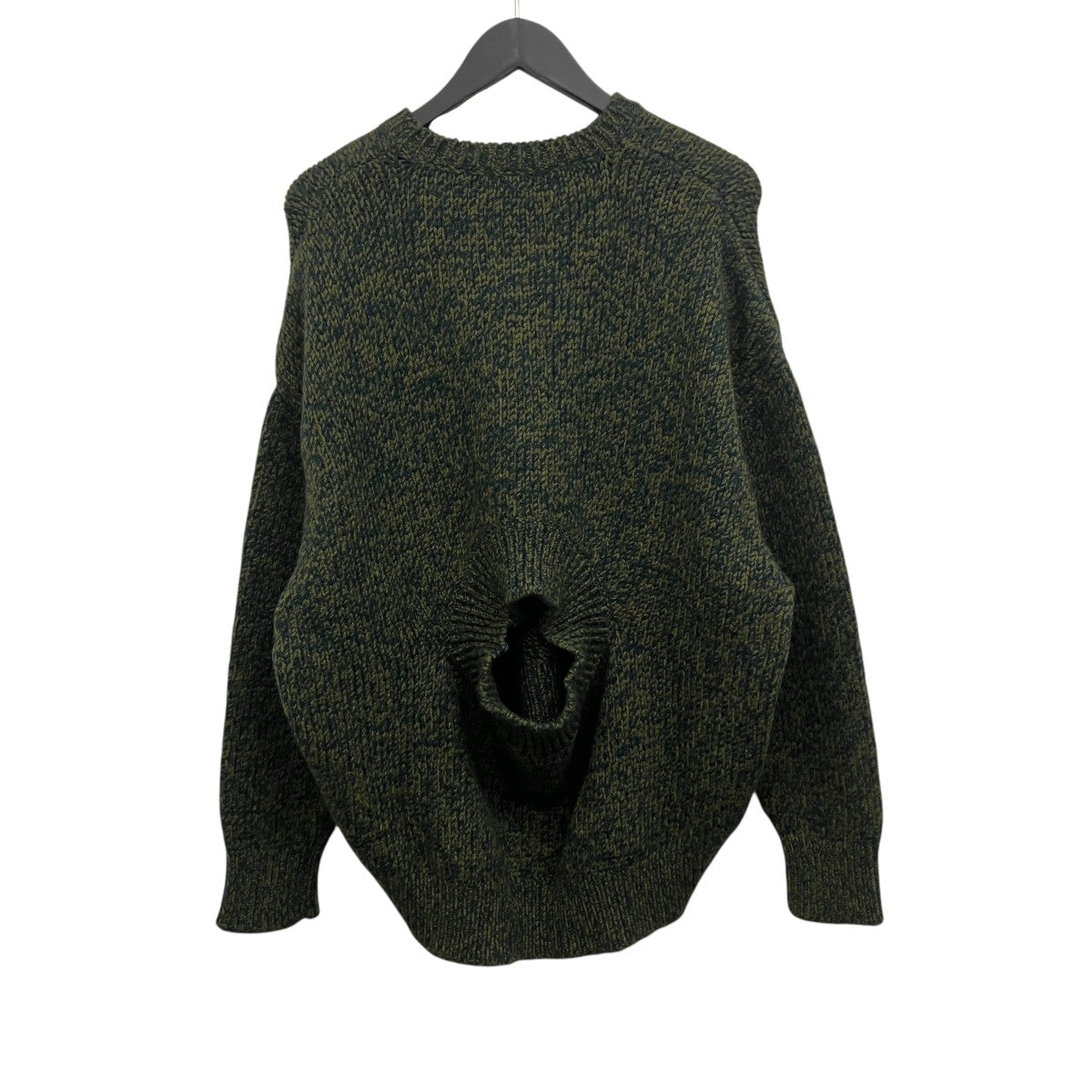 23AW TROMPEL L’OEIL SWEATER ウールトメランジ トロンプルイユ ニットセーター