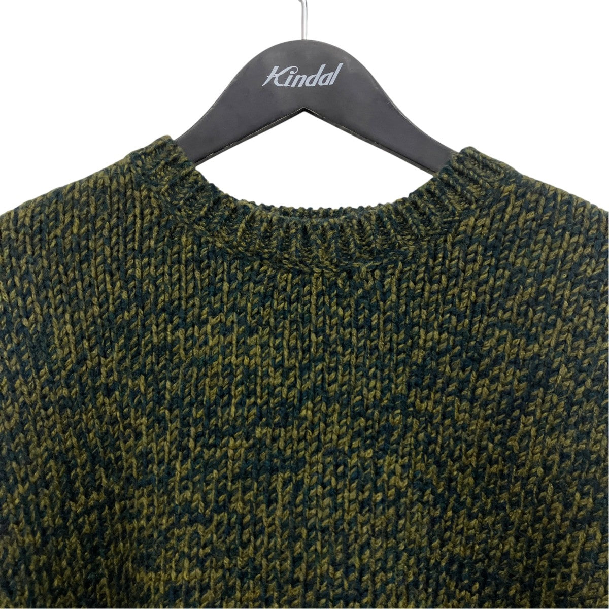 23AW TROMPEL L’OEIL SWEATER ウールトメランジ トロンプルイユ ニットセーター