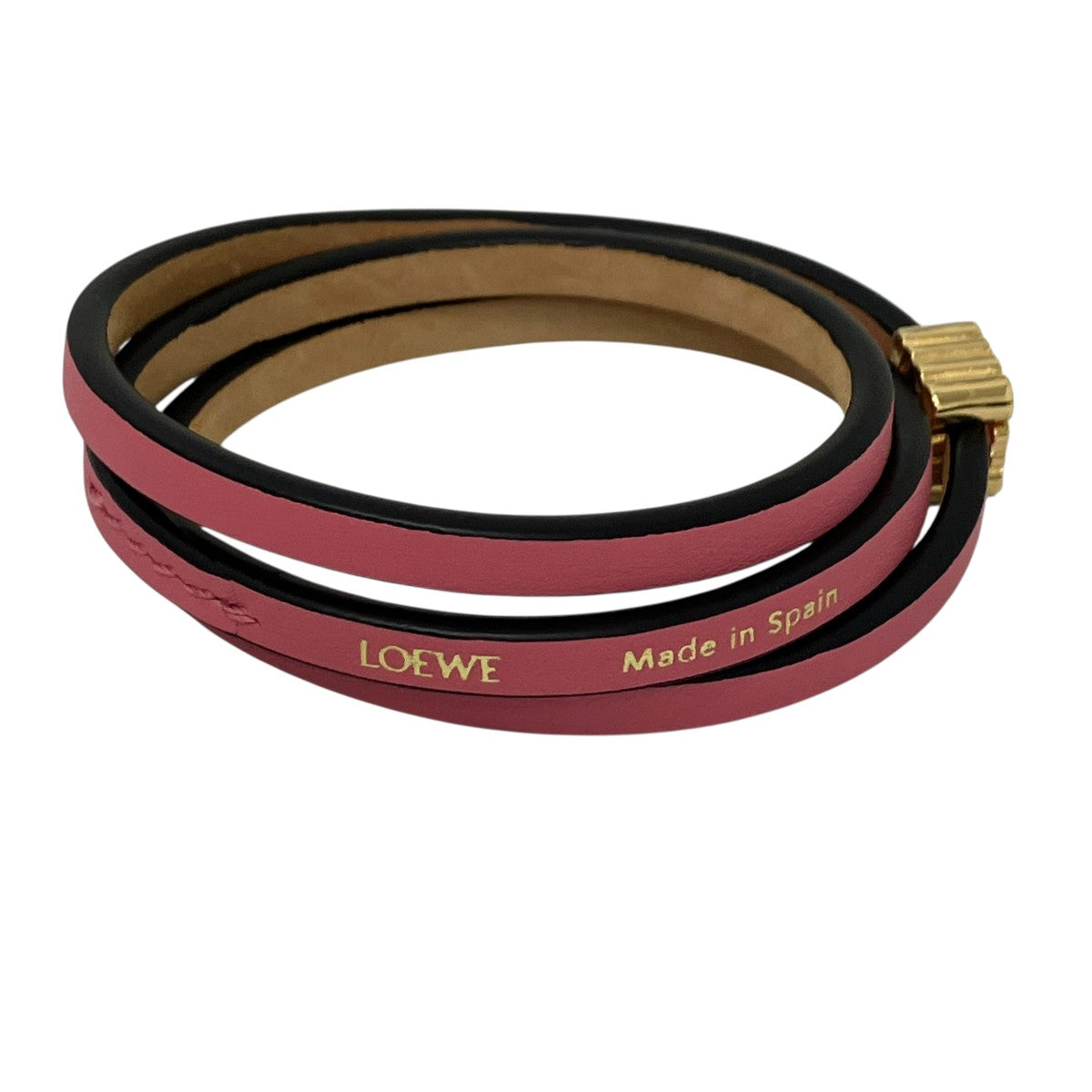 LOEWE ロゴレザーバングル 古着・中古-2枚目のアイテム画像