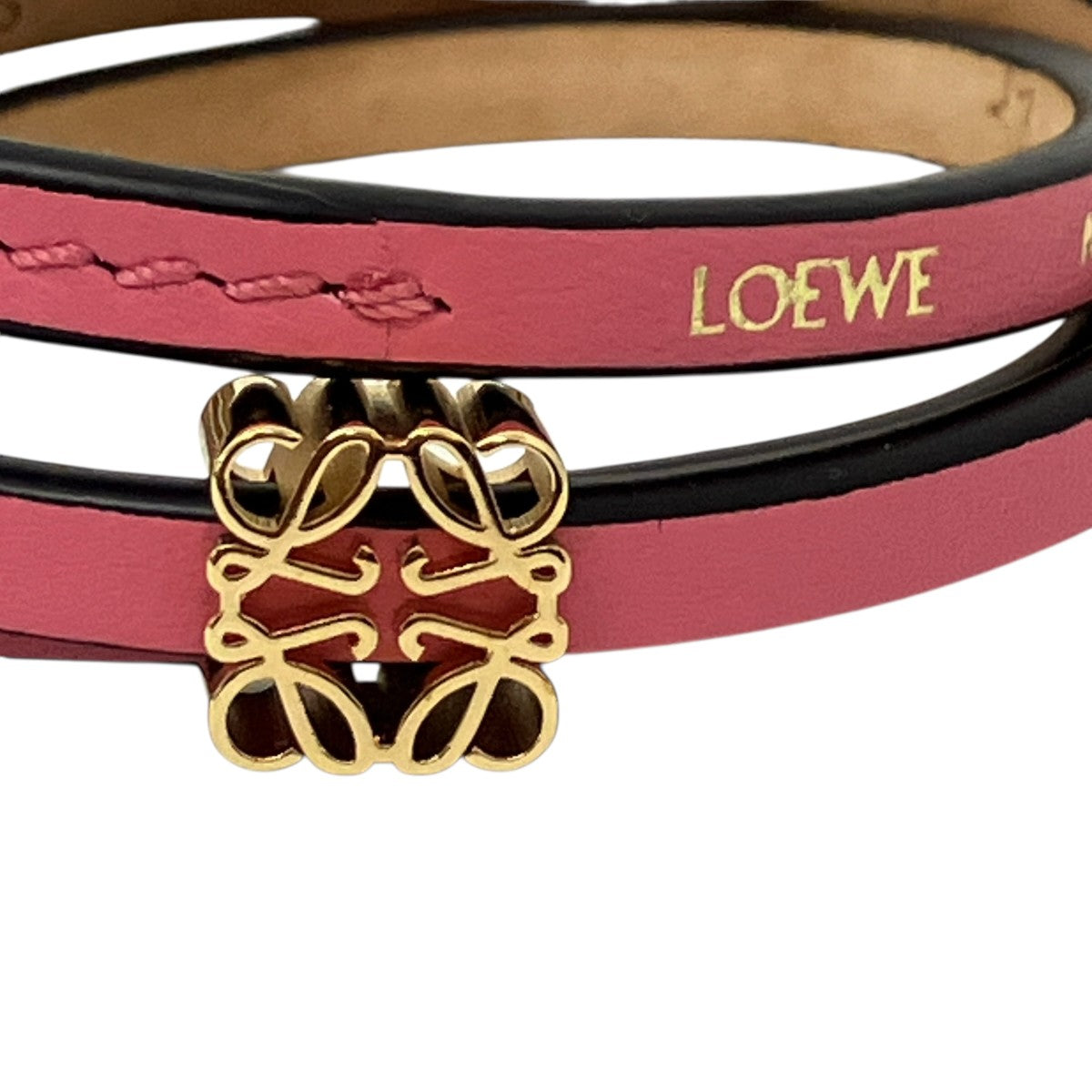 LOEWE ロゴレザーバングル 古着・中古-3枚目のアイテム画像