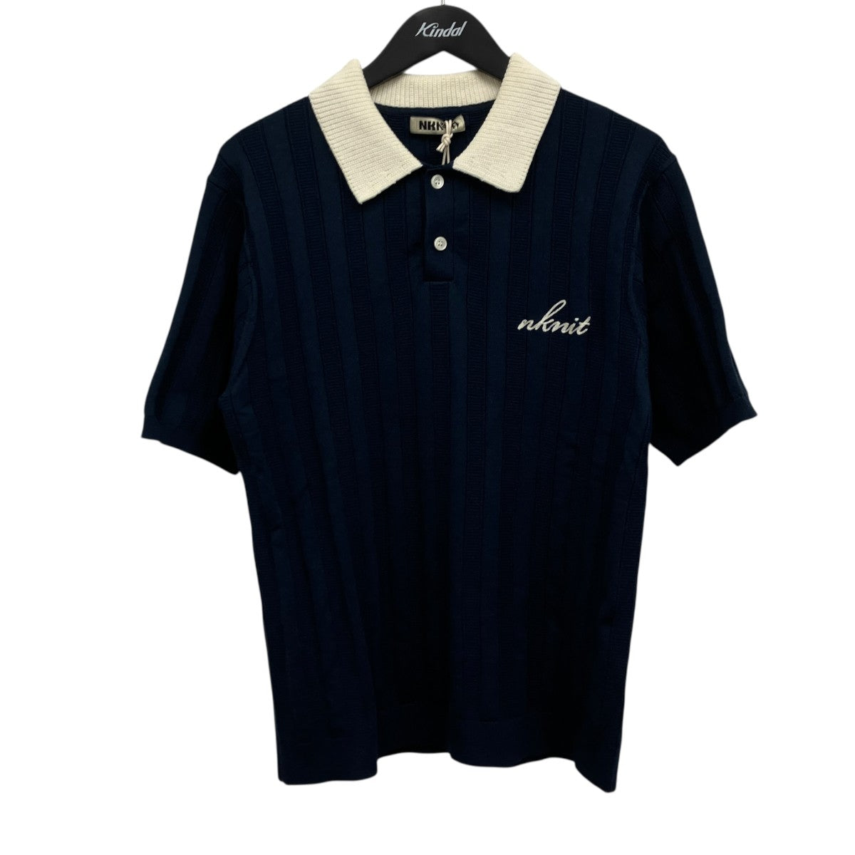 mix gauge logo KNIT shirts ニットポロシャツ